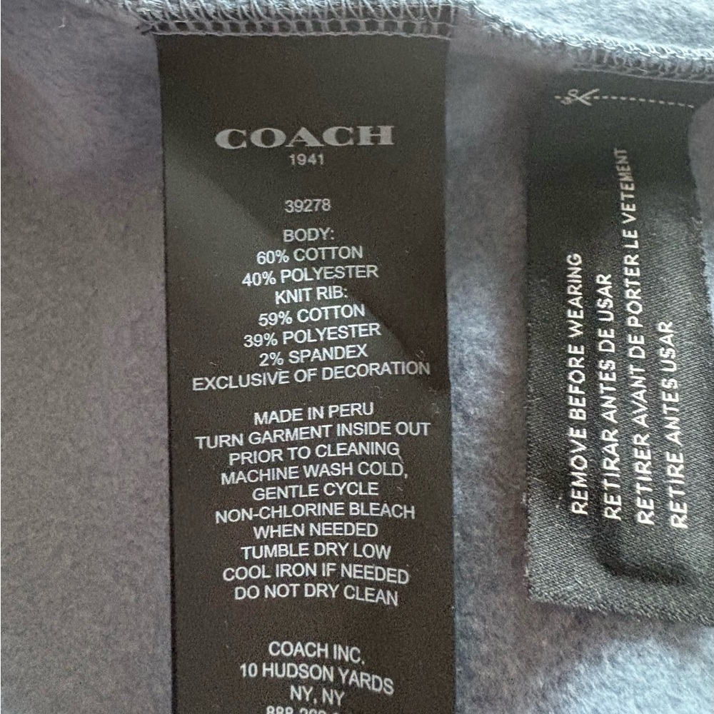 Coach x Selena Gomez bunny sweatshirt S $500- Easter - Picture 11 of 11
